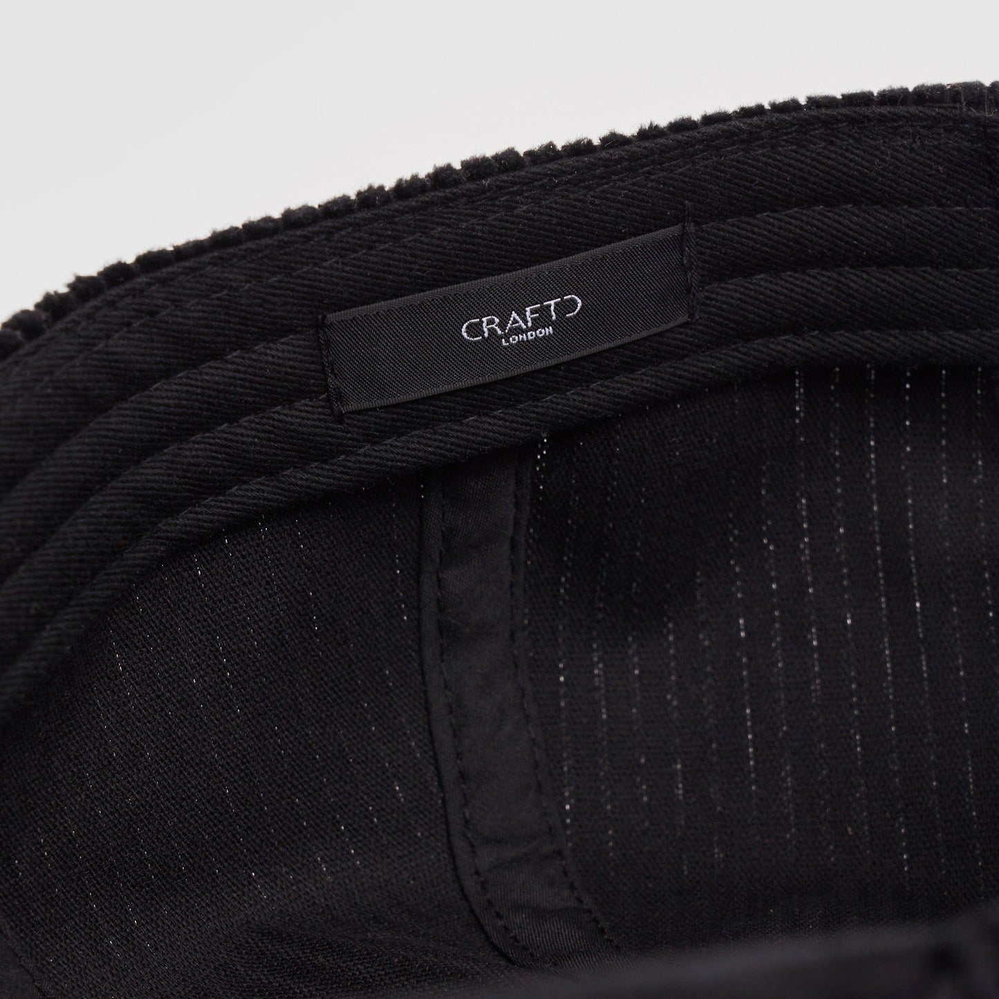 Gentlemen's Club Hat - Cord (Black/Yellow)