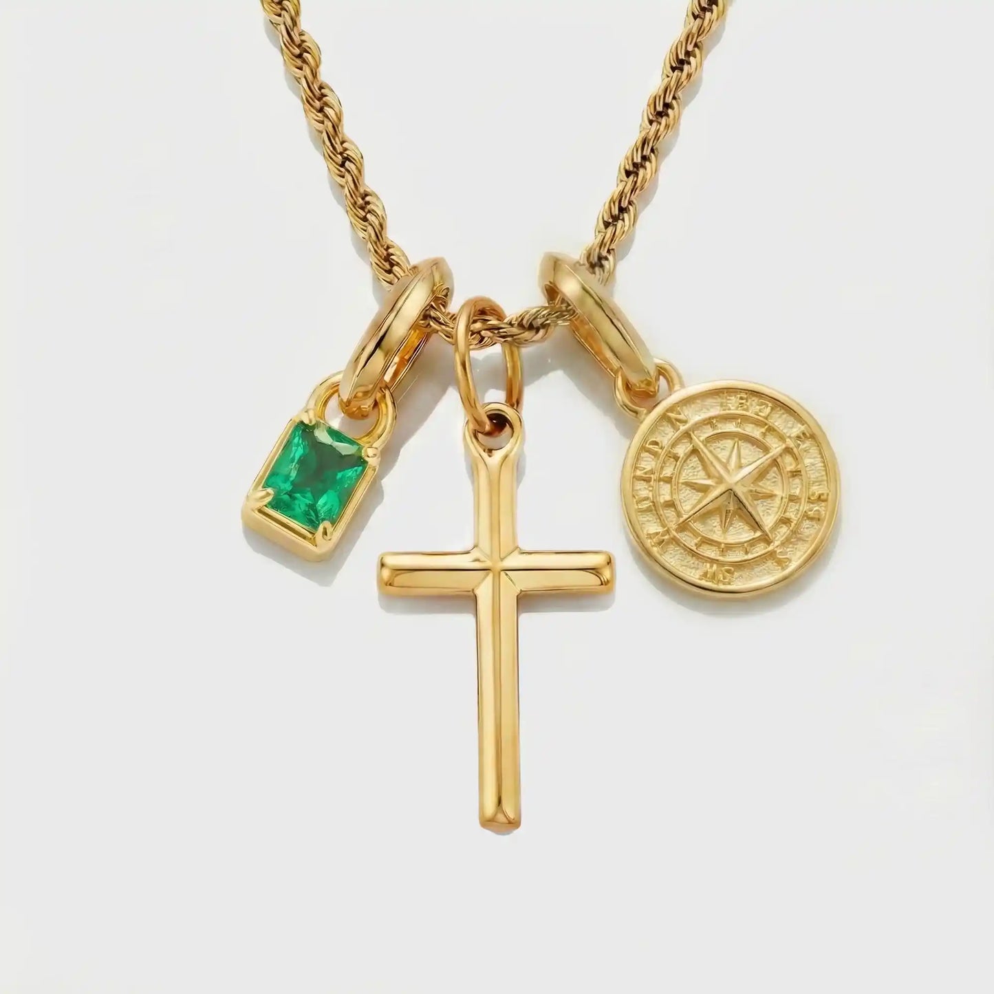 Build Your Own Pendant (Gold) | Emerald Stone