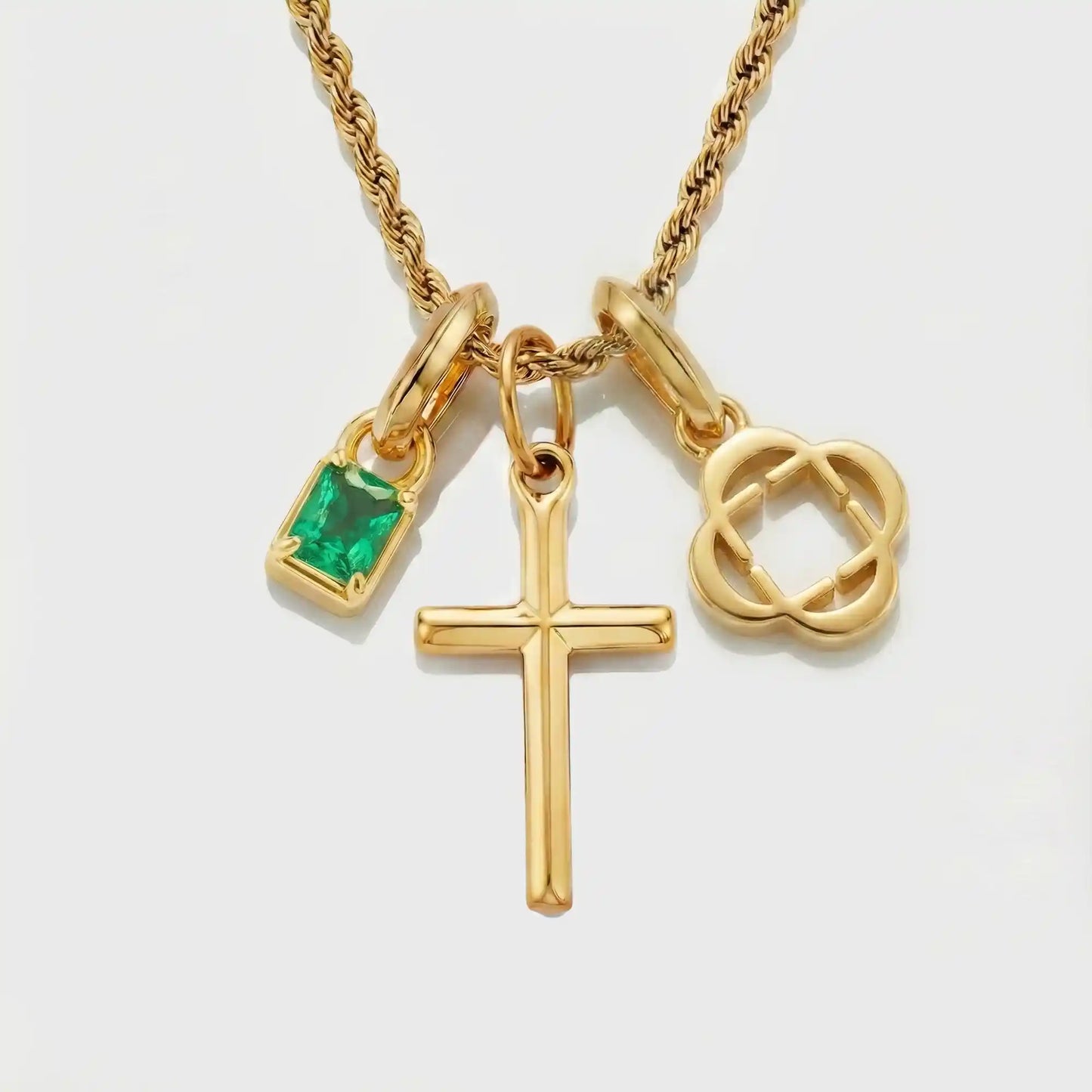 Build Your Own Pendant (Gold) | Emerald Stone