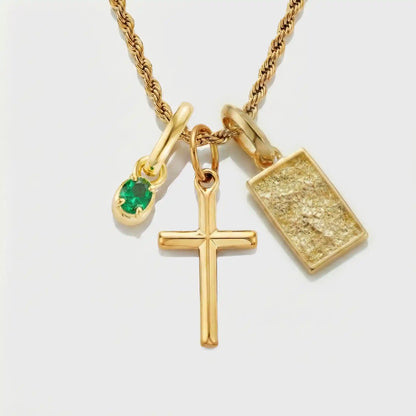 Build Your Own Pendant (Gold) | Emerald Stone