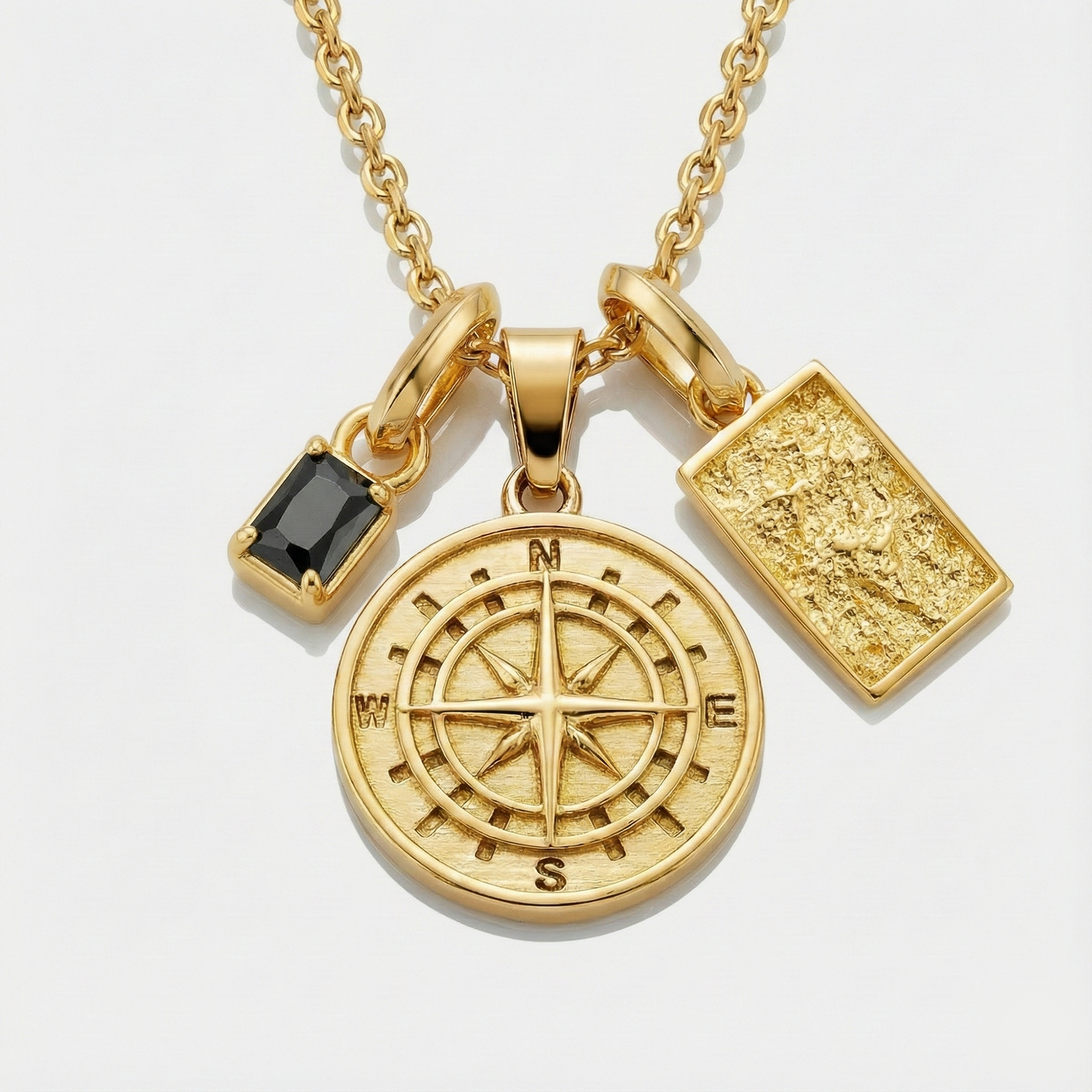 Build Your Own Pendant (Gold) | Onyx Stone