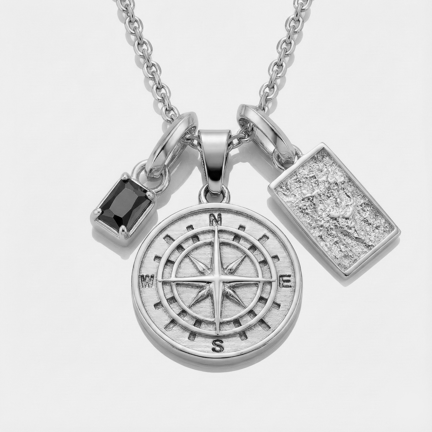 Build Your Own Pendant (Silver) | Onyx Stone
