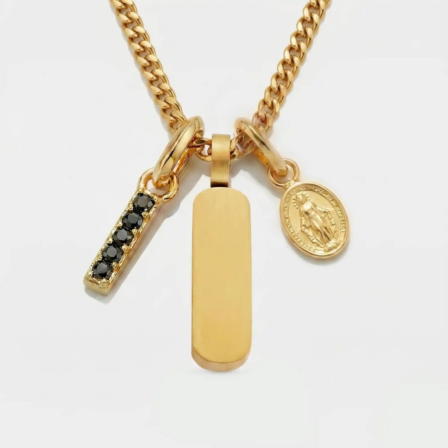 Build Your Own Pendant (Gold) | Onyx Stone