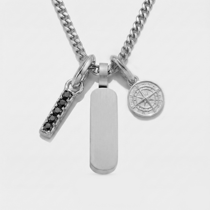 Build Your Own Pendant (Silver) | Onyx Stone