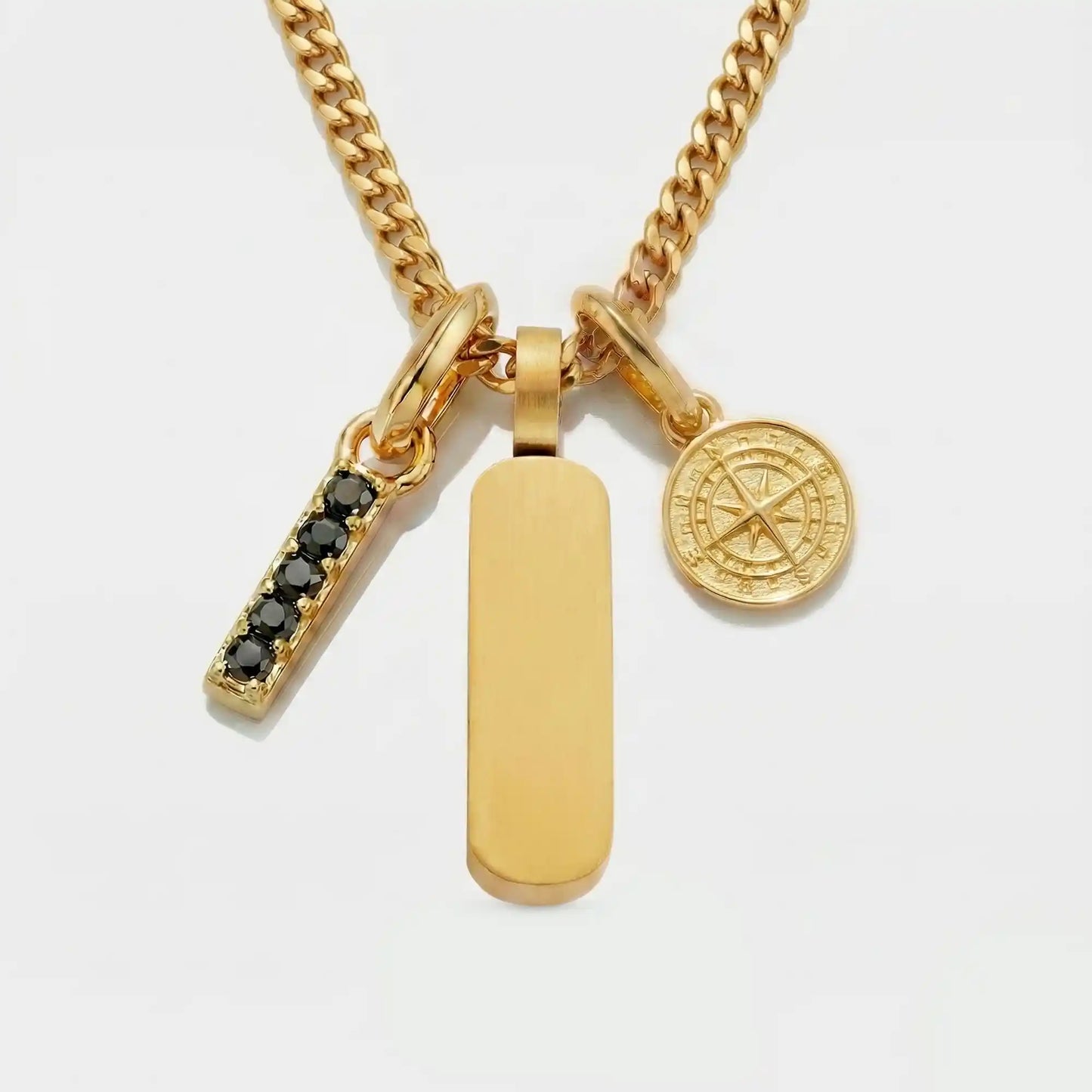 Build Your Own Pendant (Gold) | Onyx Stone
