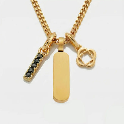 Build Your Own Pendant (Gold) | Onyx Stone