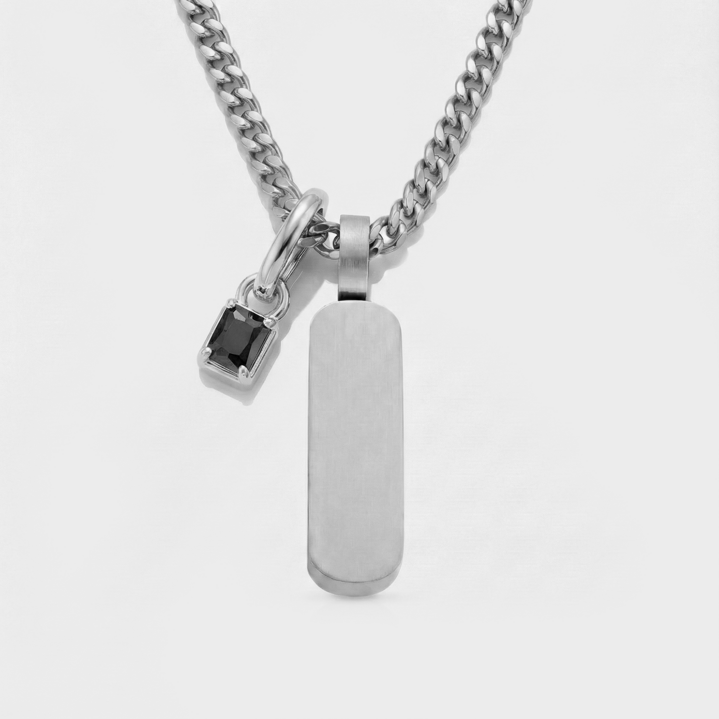 Build Your Own Pendant (Silver) | Onyx Stone