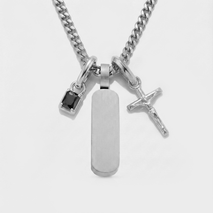 Build Your Own Pendant (Silver) | Onyx Stone