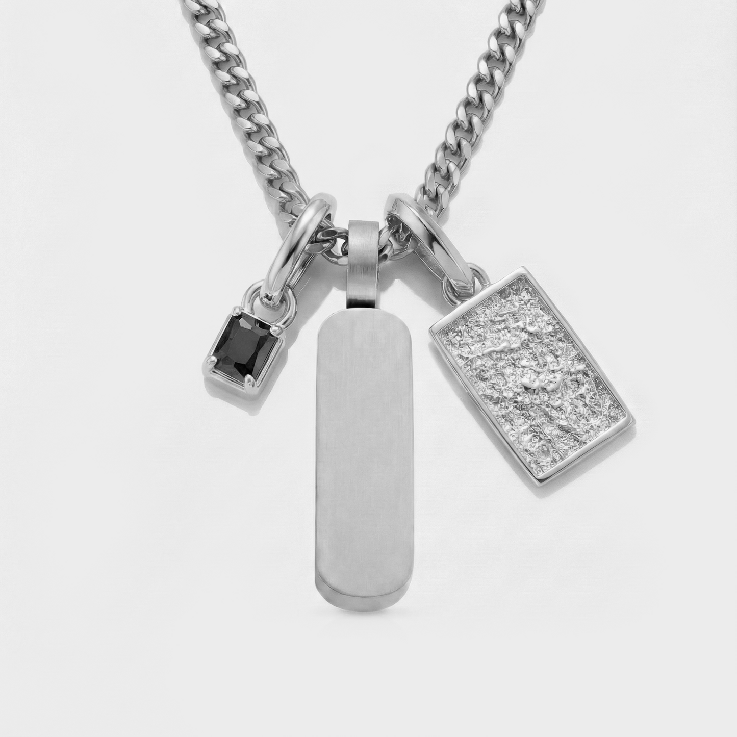 Build Your Own Pendant (Silver) | Onyx Stone