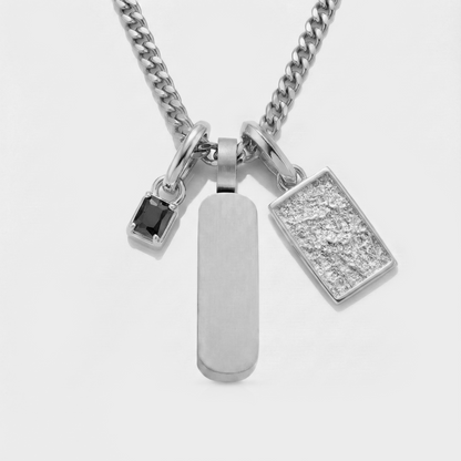 Build Your Own Pendant (Silver) | Onyx Stone