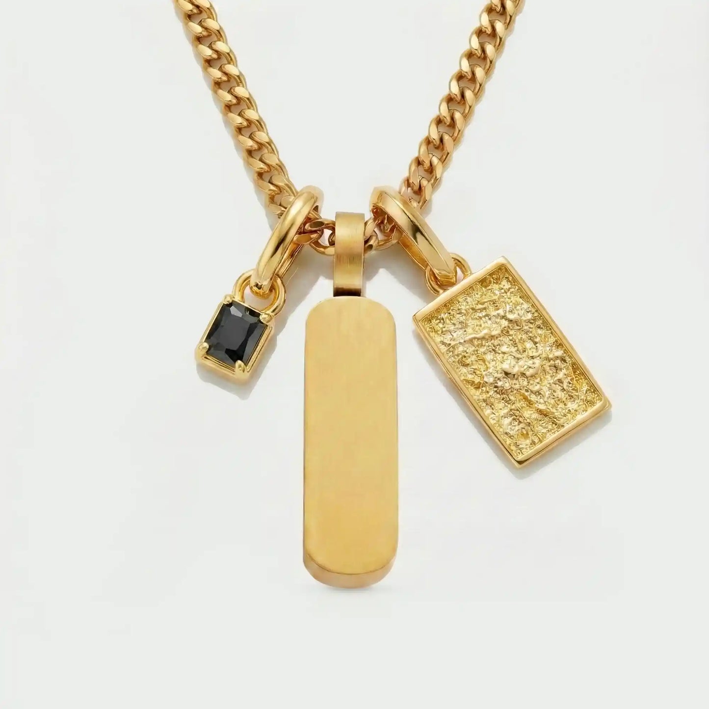 Build Your Own Pendant (Gold) | Onyx Stone