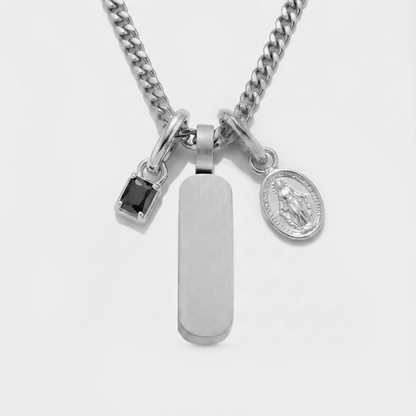 Build Your Own Pendant (Silver) | Onyx Stone