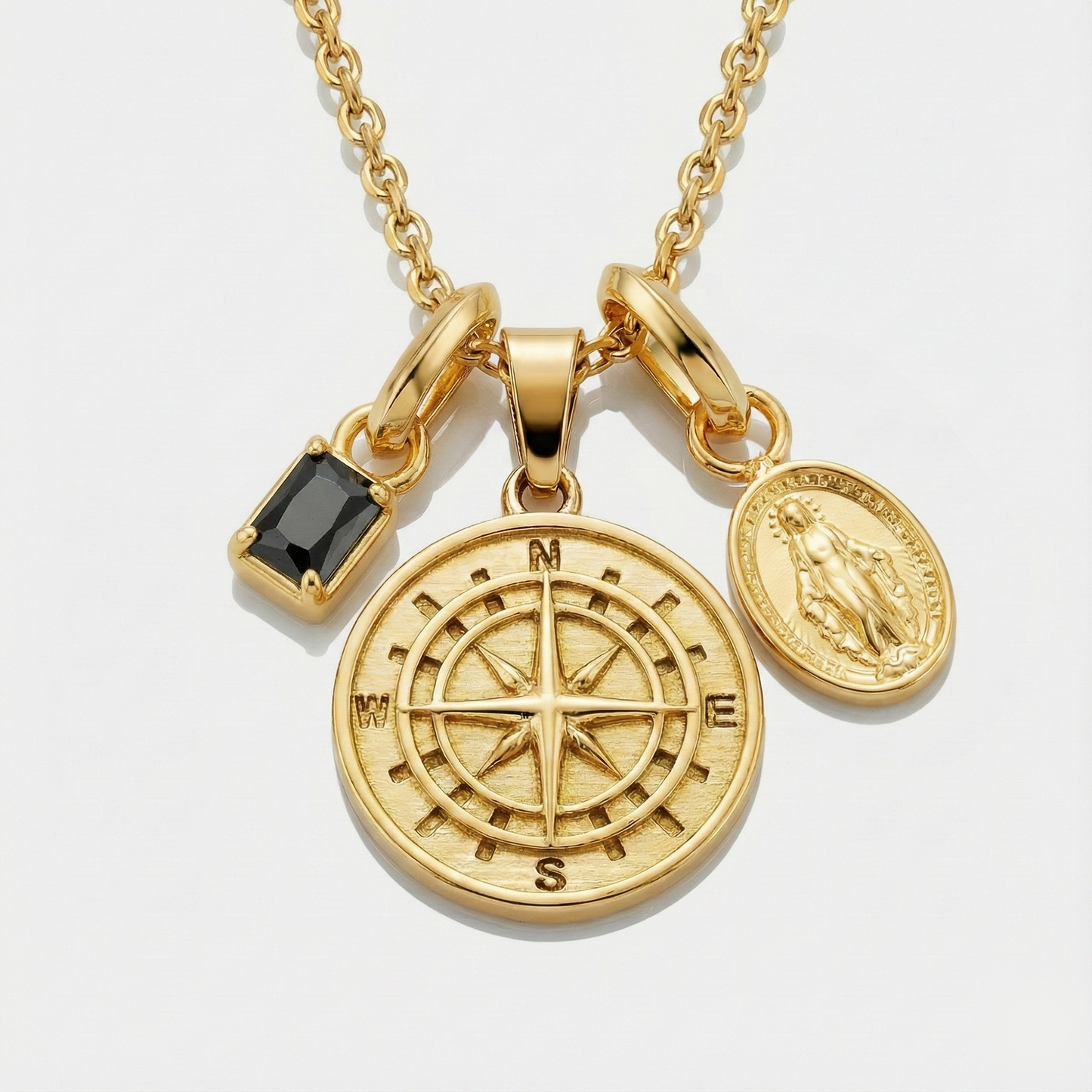 Build Your Own Pendant (Gold) | Onyx Stone