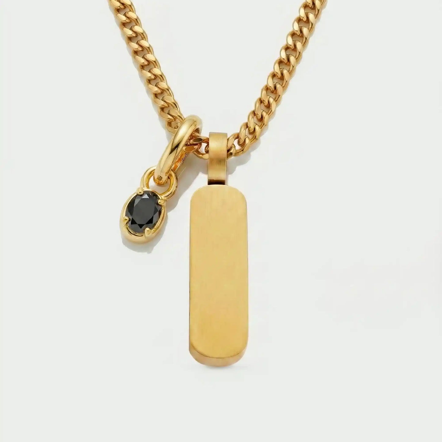 Build Your Own Pendant (Gold) | Onyx Stone