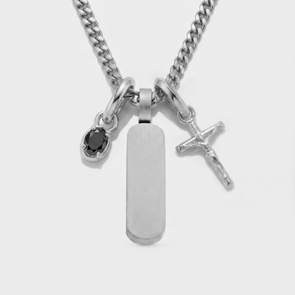 Build Your Own Pendant (Silver) | Onyx Stone