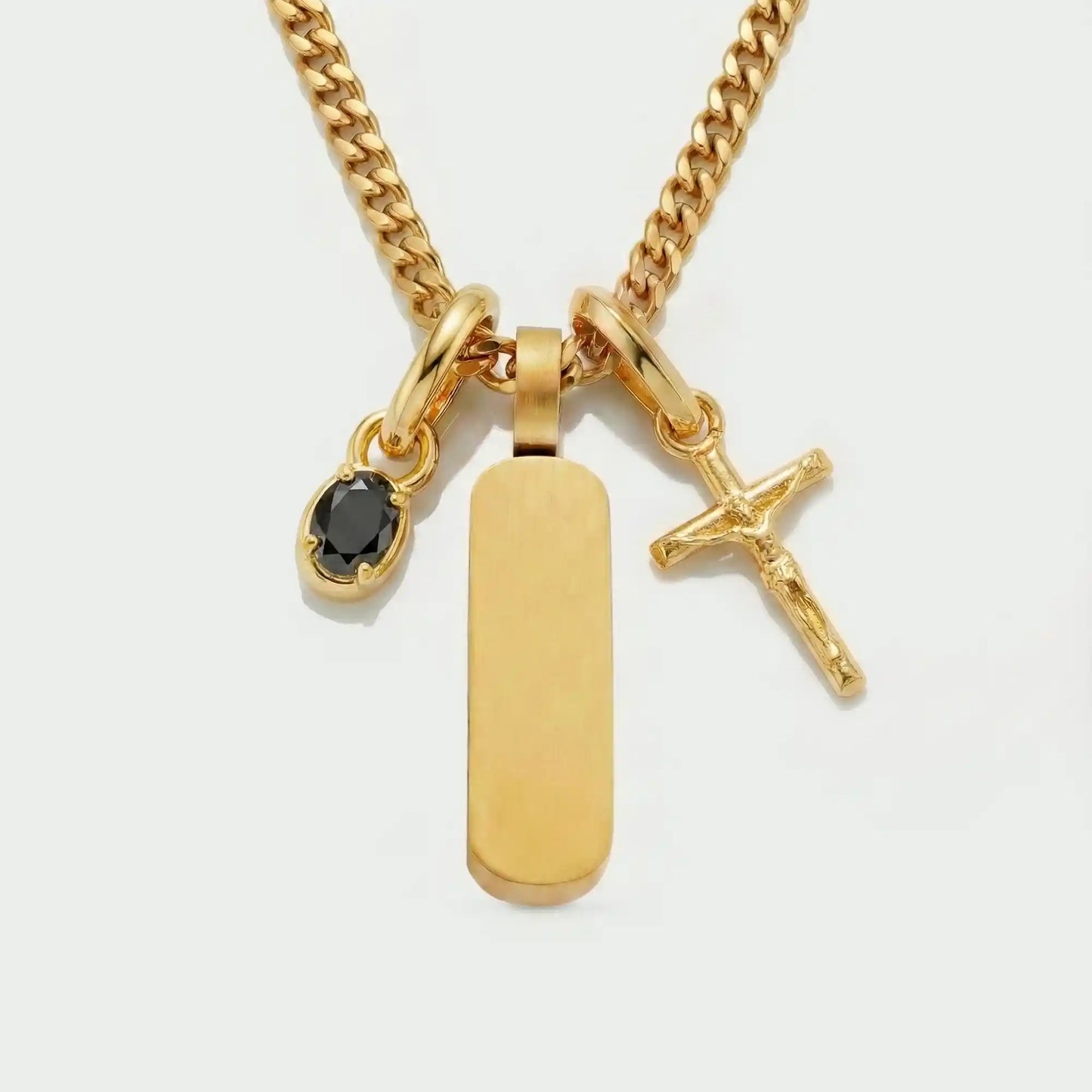 Build Your Own Pendant (Gold) | Onyx Stone