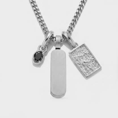 Build Your Own Pendant (Silver) | Onyx Stone
