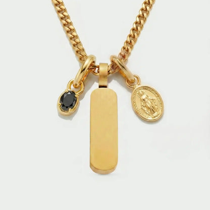Build Your Own Pendant (Gold) | Onyx Stone