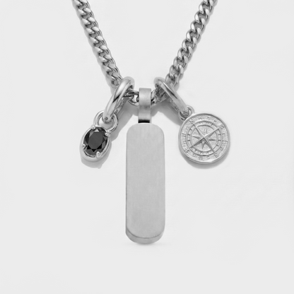 Build Your Own Pendant (Silver) | Onyx Stone