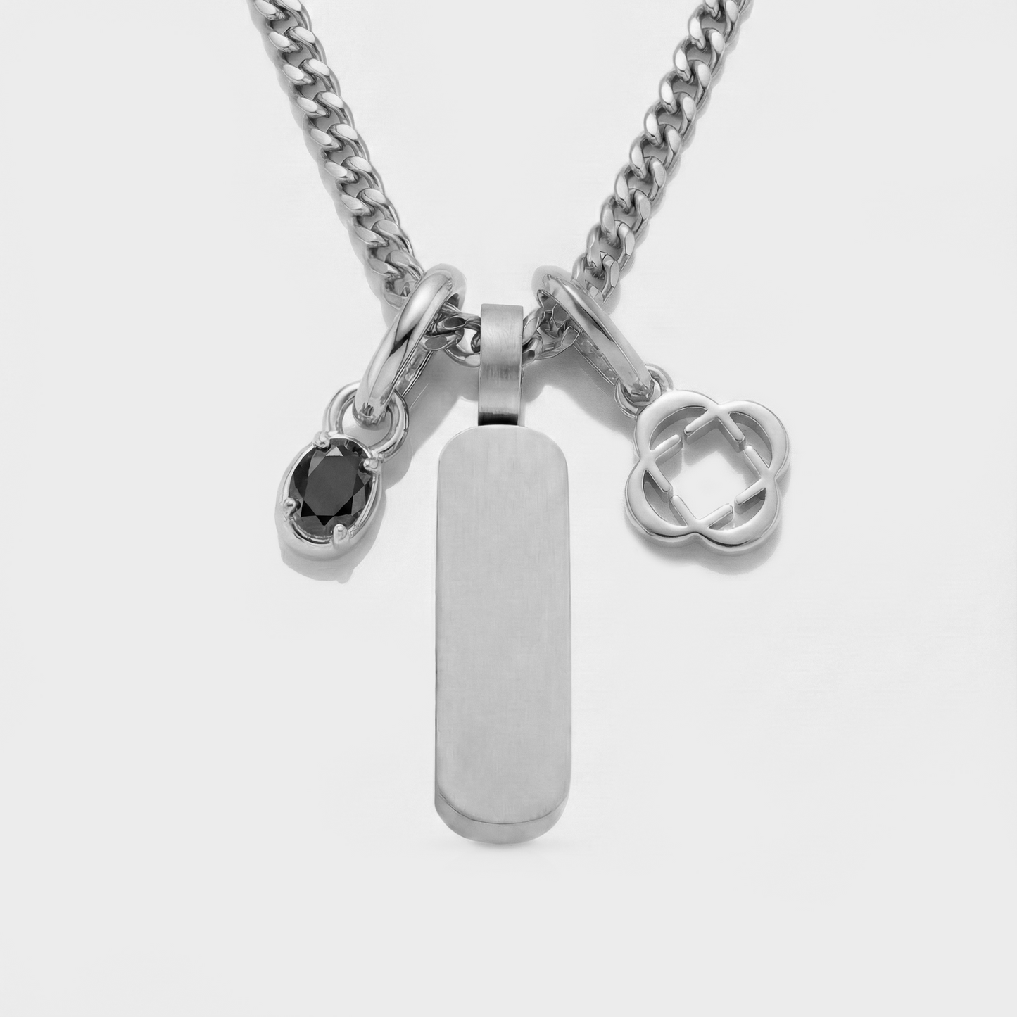Build Your Own Pendant (Silver) | Onyx Stone