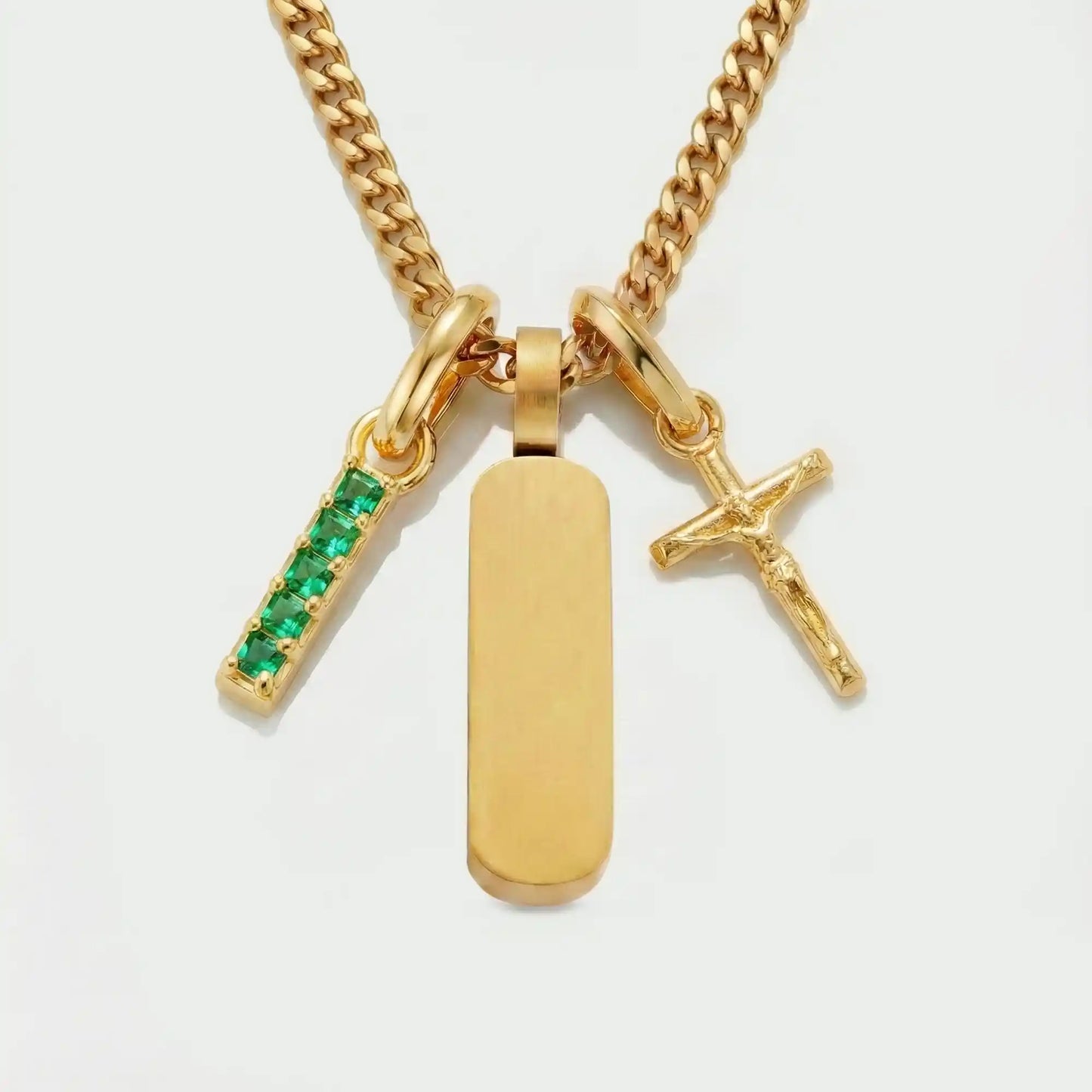 Build Your Own Pendant (Gold) | Emerald Stone