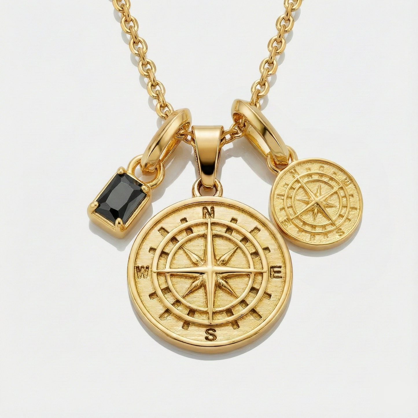 Build Your Own Pendant (Gold) | Onyx Stone