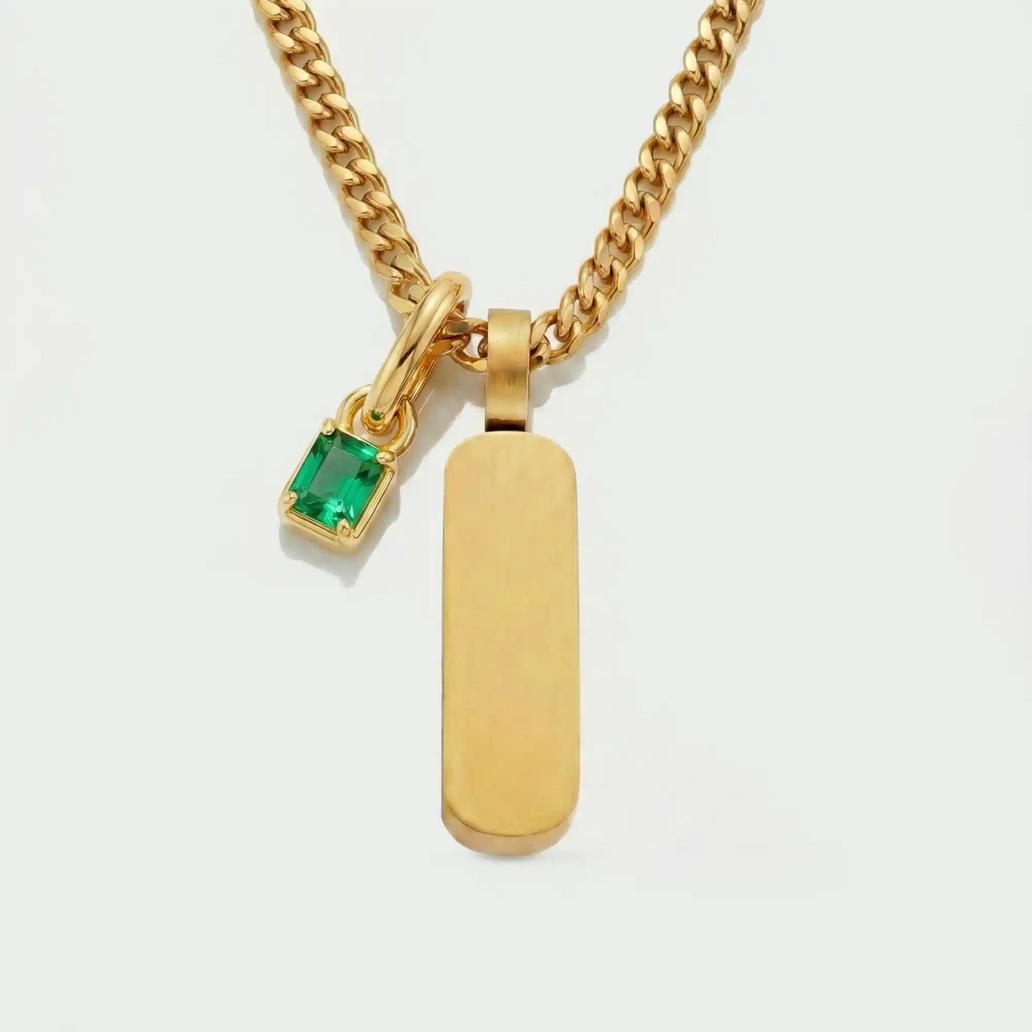 Build Your Own Pendant (Gold) | Emerald Stone