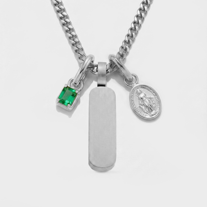 Build Your Own Pendant (Silver) | Emerald Stone