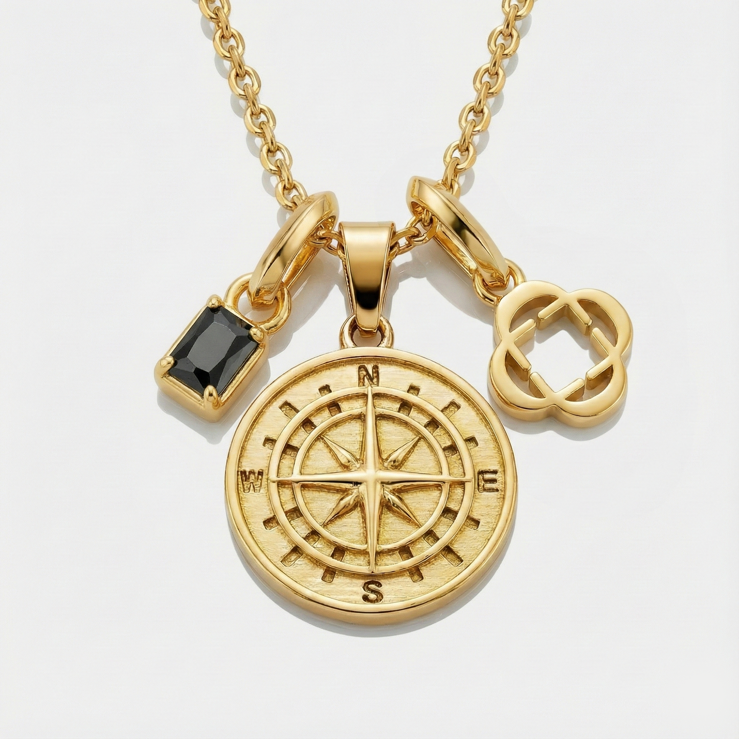 Build Your Own Pendant (Gold) | Onyx Stone