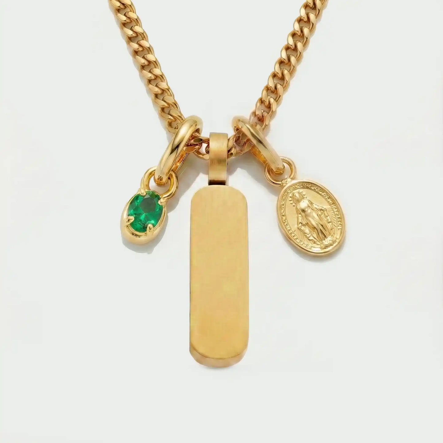 Build Your Own Pendant (Gold) | Emerald Stone