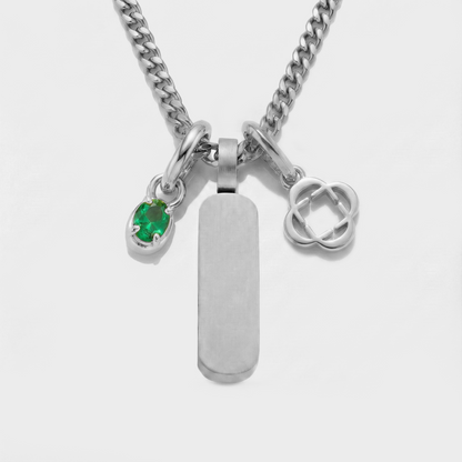 Build Your Own Pendant (Silver) | Emerald Stone