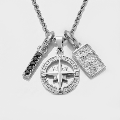 Build Your Own Pendant (Silver) | Onyx Stone