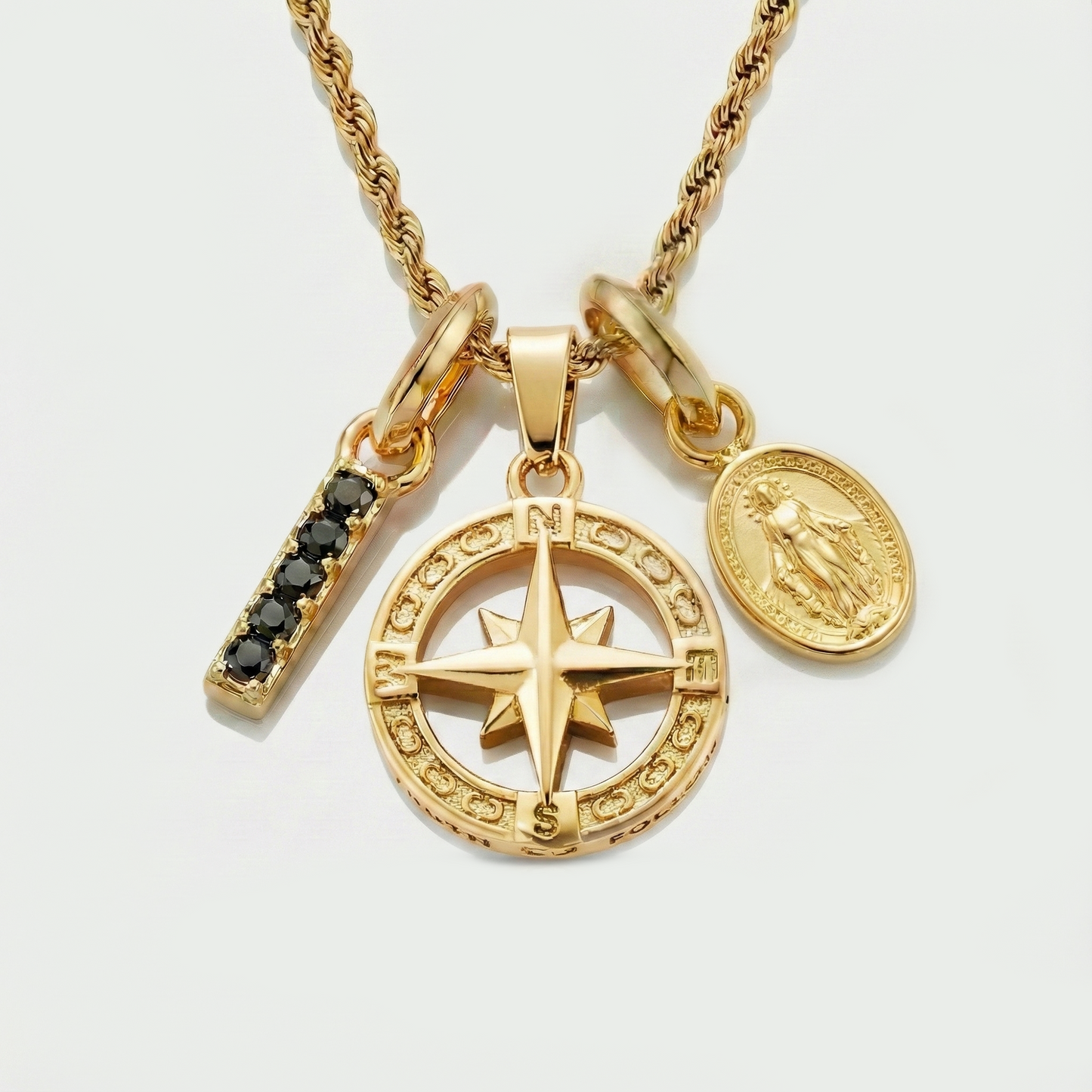 Build Your Own Pendant (Gold) | Onyx Stone