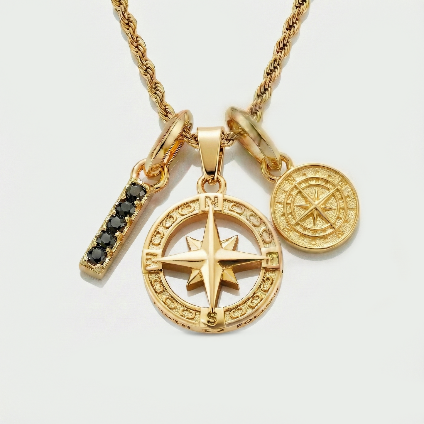 Build Your Own Pendant (Gold) | Onyx Stone