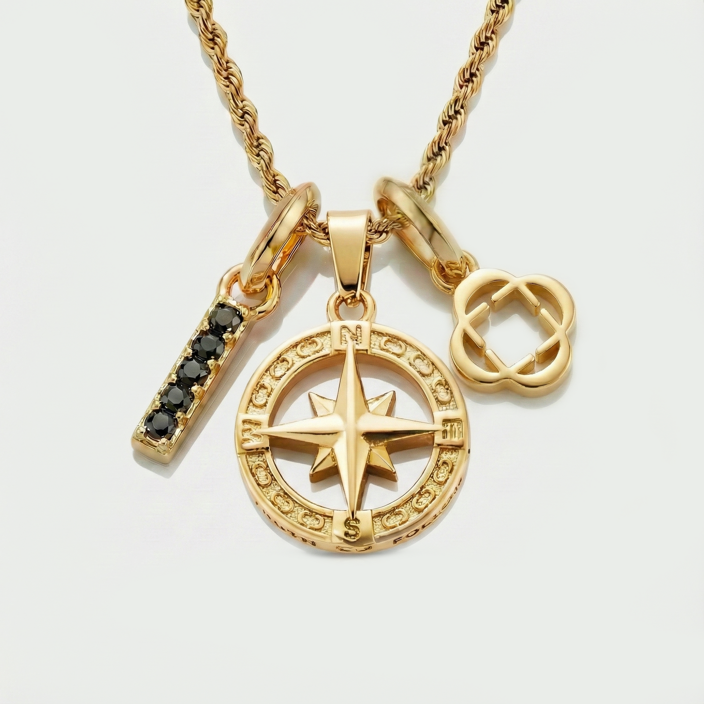 Build Your Own Pendant (Gold) | Onyx Stone