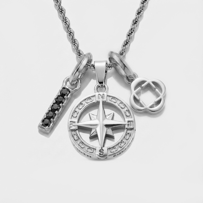 Build Your Own Pendant (Silver) | Onyx Stone