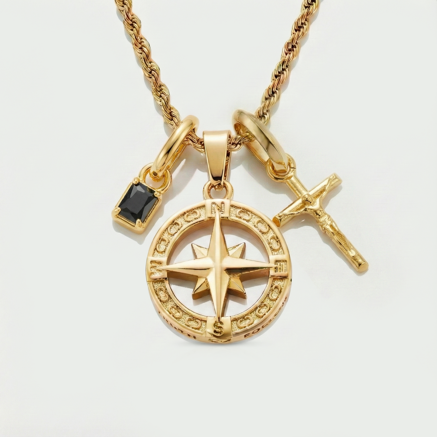 Build Your Own Pendant (Gold) | Onyx Stone