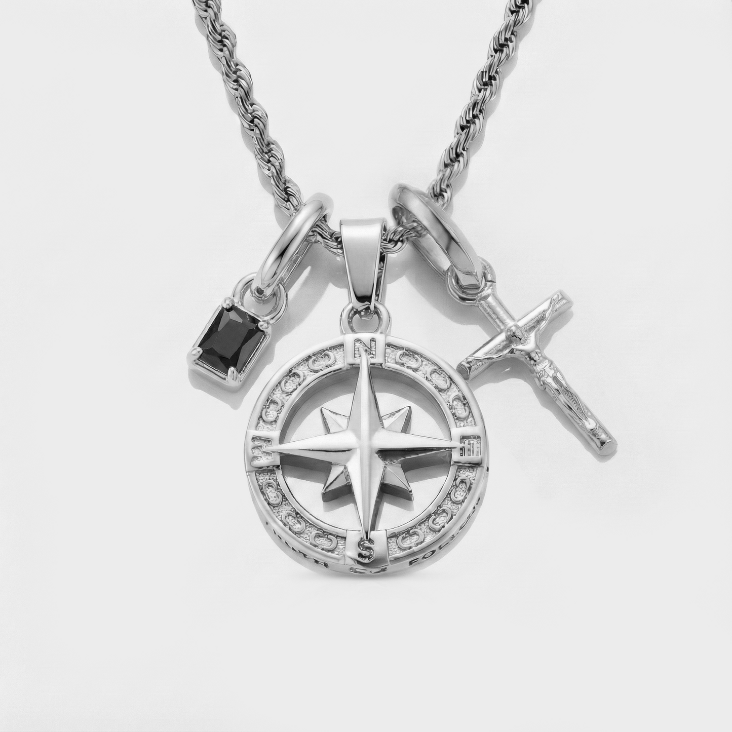Build Your Own Pendant (Silver) | Onyx Stone