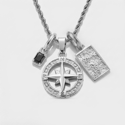 Build Your Own Pendant (Silver) | Onyx Stone