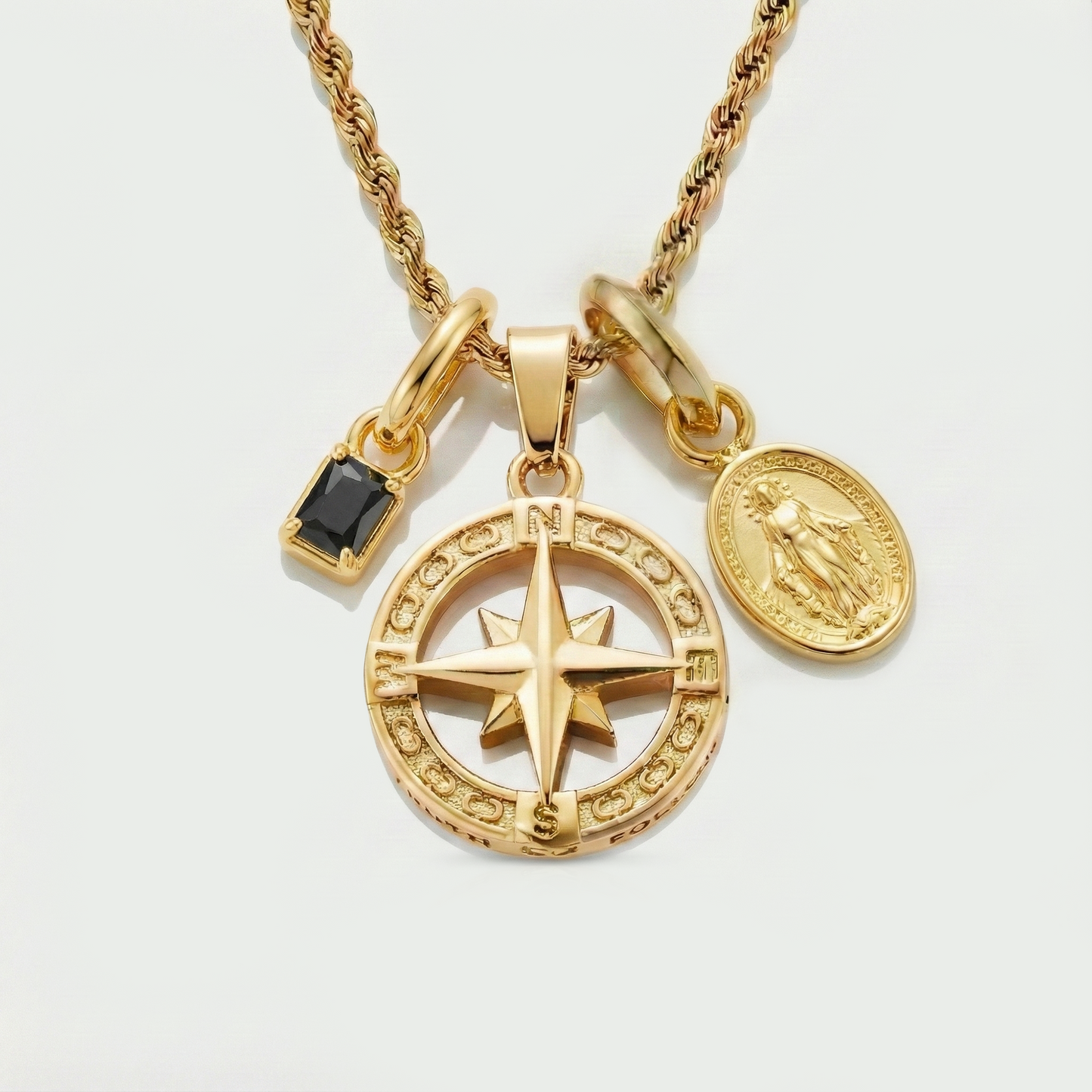 Build Your Own Pendant (Gold) | Onyx Stone