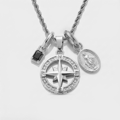 Build Your Own Pendant (Silver) | Onyx Stone