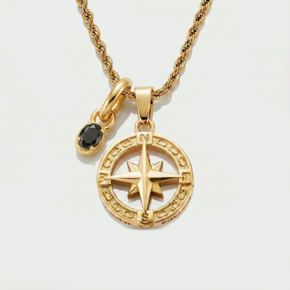 Build Your Own Pendant (Gold) | Onyx Stone