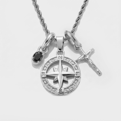 Build Your Own Pendant (Silver) | Onyx Stone