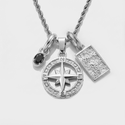 Build Your Own Pendant (Silver) | Onyx Stone