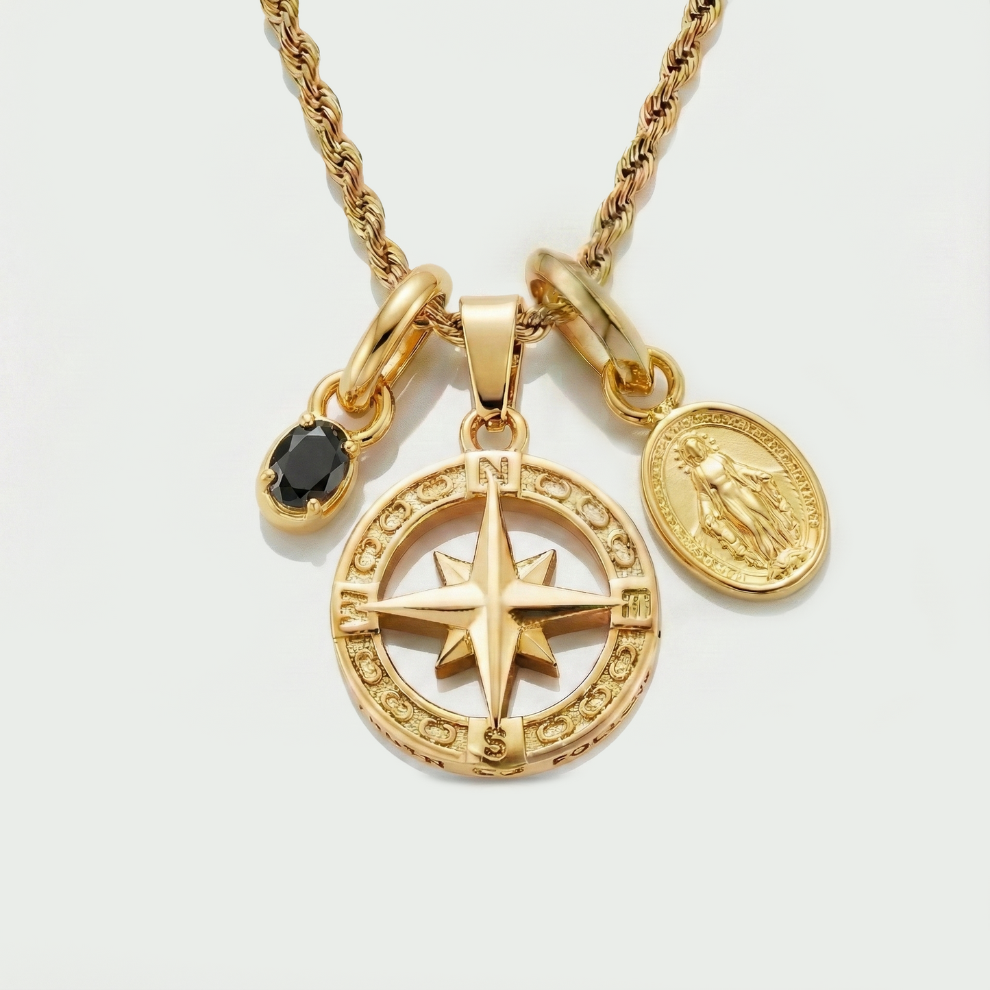 Build Your Own Pendant (Gold) | Onyx Stone