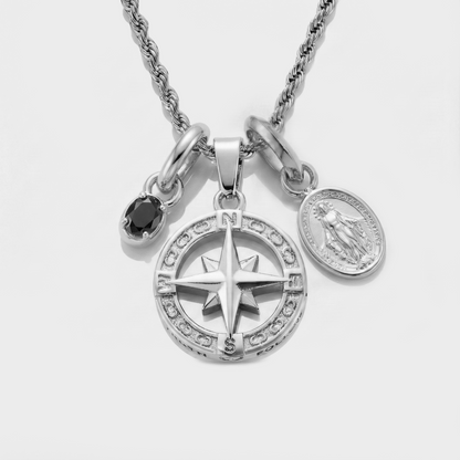Build Your Own Pendant (Silver) | Onyx Stone