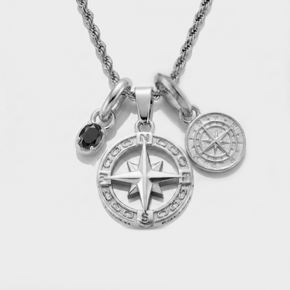 Build Your Own Pendant (Silver) | Onyx Stone