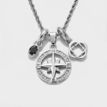 Build Your Own Pendant (Silver) | Onyx Stone
