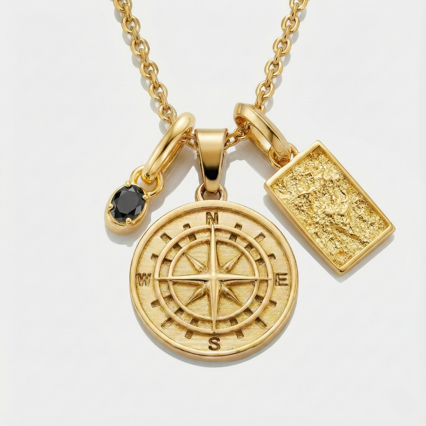 Build Your Own Pendant (Gold) | Onyx Stone