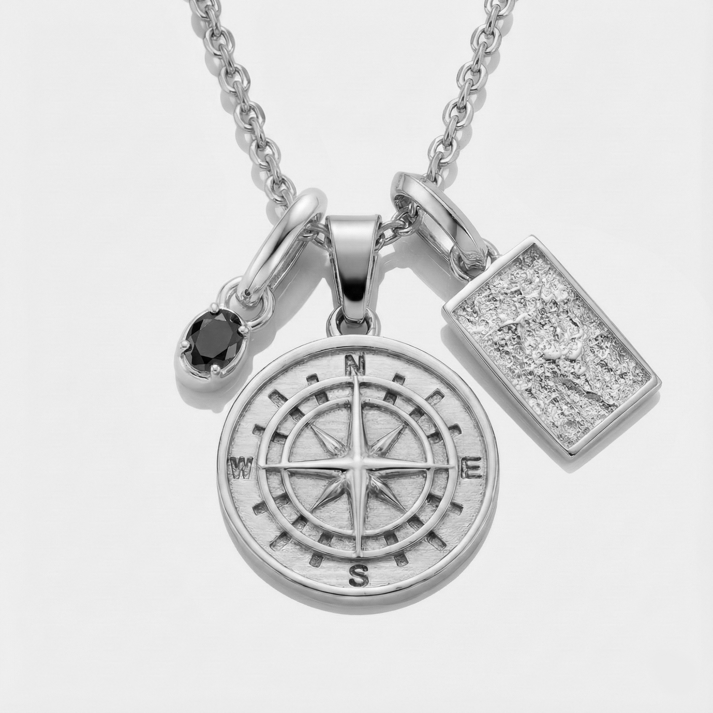 Build Your Own Pendant (Silver) | Onyx Stone